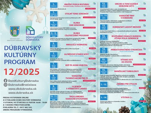 December v Dúbravke 🎄❄️